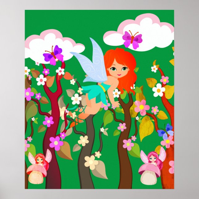 Poster criaturas florestais (Frente)