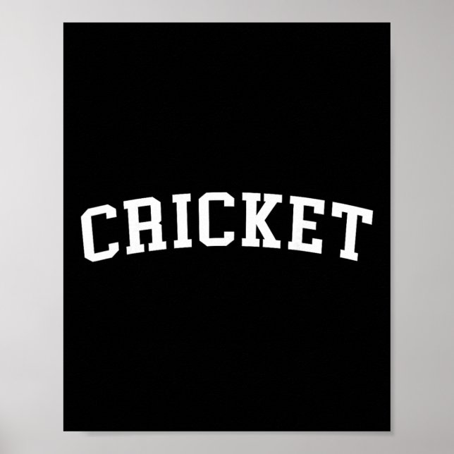 Poster Cricket 1  (Frente)