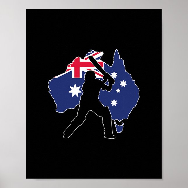 Poster Cricket Austrália  (Frente)
