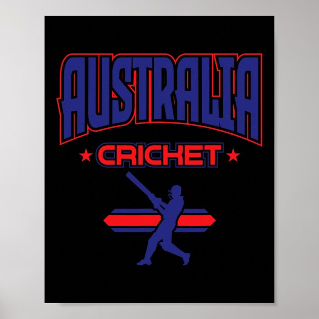 Poster Cricket Austrália 1  (Frente)