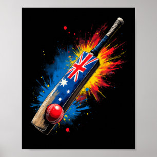 Poster Cricket Australiano T 
