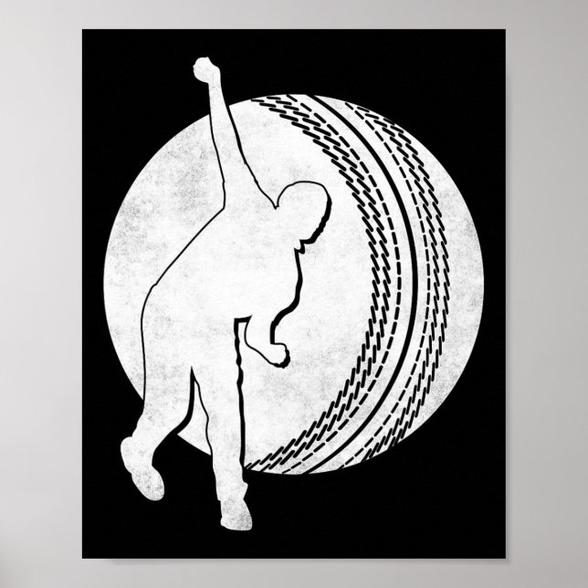 Poster Cricket Player 12  (Frente)