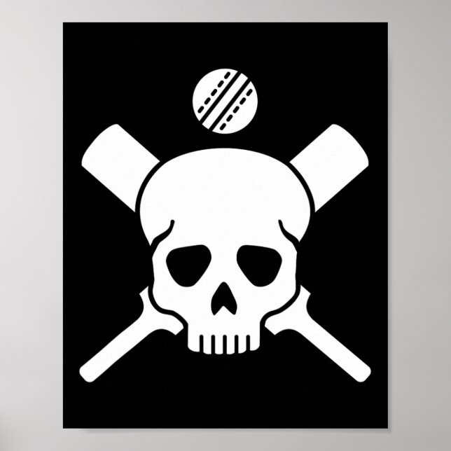Poster Cricket Skull  (Frente)