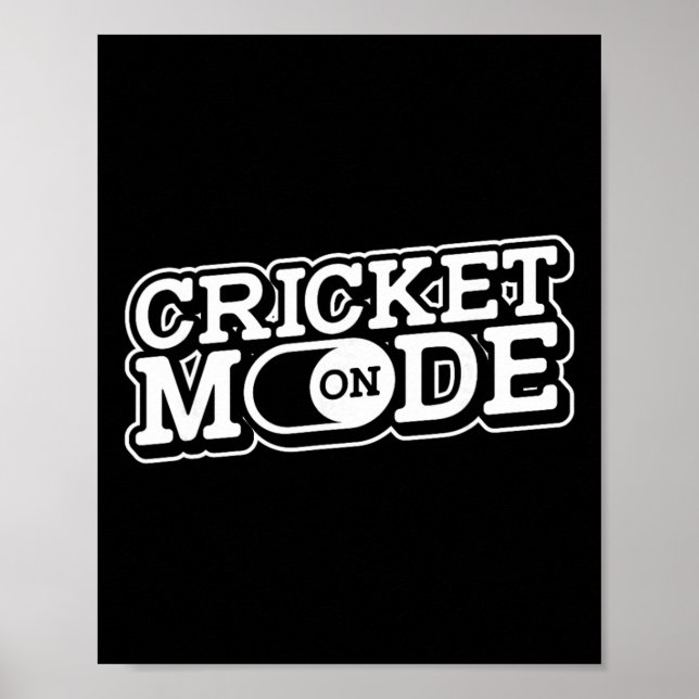 Poster Cricket Sport Cricket T - Cricket Player  (Frente)