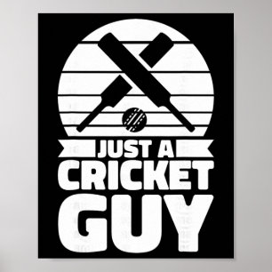 Poster Cricketer Cricketing Tsman - Árbitro Apenas Um Cri
