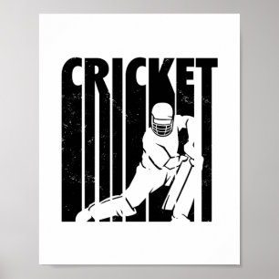 Poster Cricketers   Cricket Sports Team Treinador Ideias 