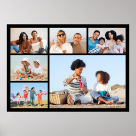 Poster Crie a sua própria colagem de 6 fotos
