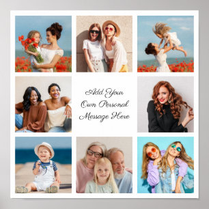 Poster Crie a sua própria colagem de 8 fotos Adicione a s