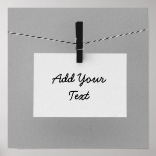 Poster Crie a sua própria nota personalizá-la