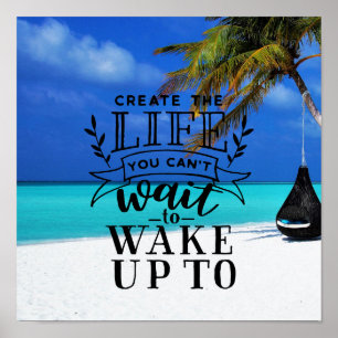 Poster Crie a vida que não pode esperar para acordar