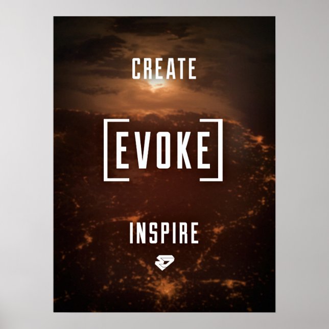 Póster CRIE. EVOKE. INSPIRE. Pôster (Frente)