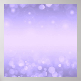 Poster Crie O Seu! Fundo das Luzes de Bokeh - Roxo
