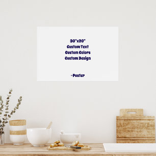 Poster Crie o seu próprio 76cm x 51cm Matte