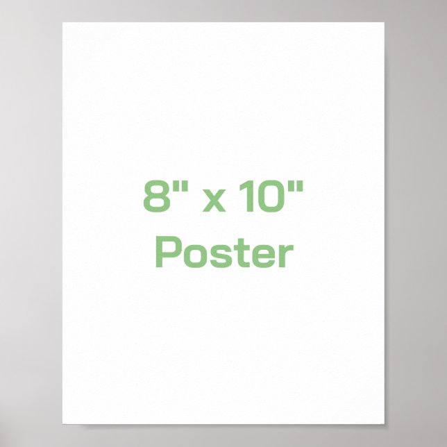 Poster Crie o seu próprio 8"x10" (Frente)