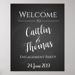 Poster Crie o seu próprio sinal de partido no quadro