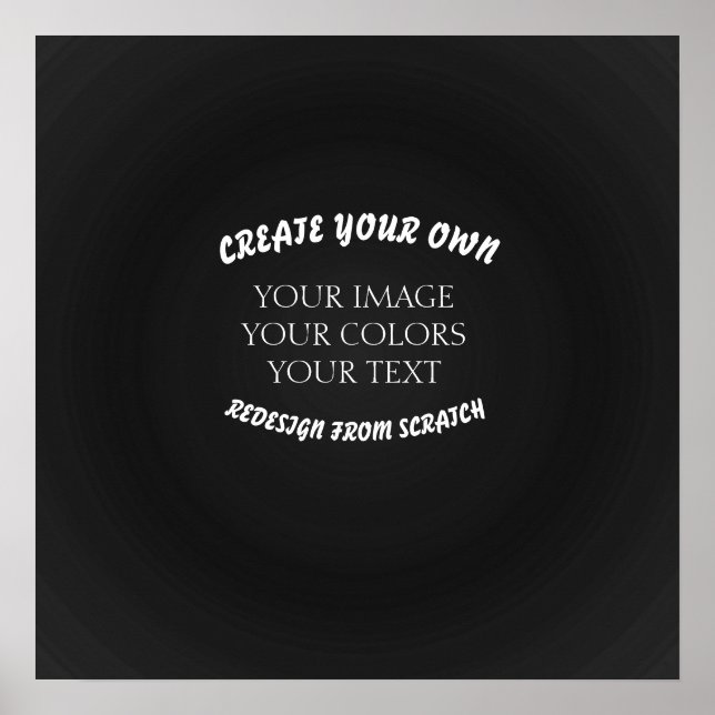 Poster Crie seu (Frente)