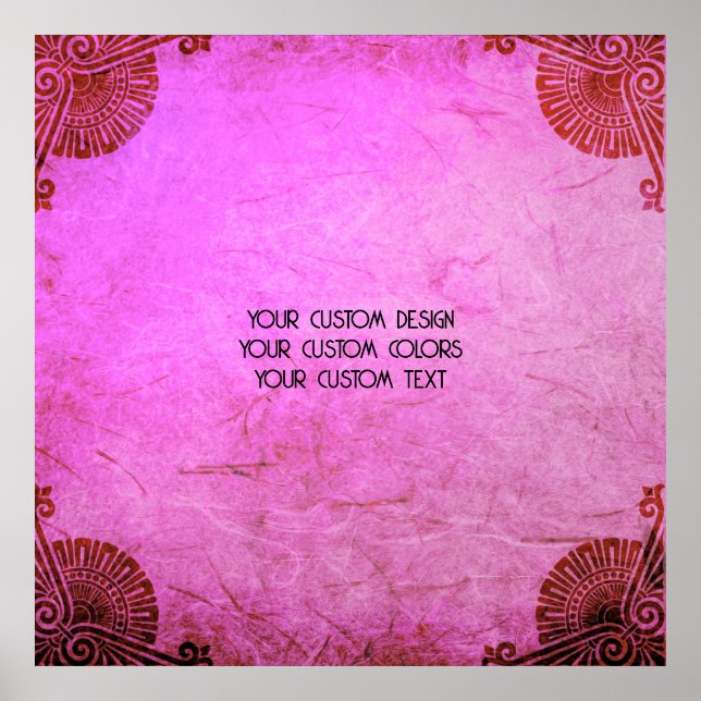 Poster Crie seu personalizado personalizado (Frente)