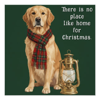 Póster Crie seu próprio cachorro de Natal
