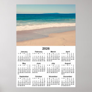 Poster Crie seu próprio calendário de fotos 20x28 de 2026
