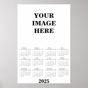 Poster Crie seu próprio calendário para 2025