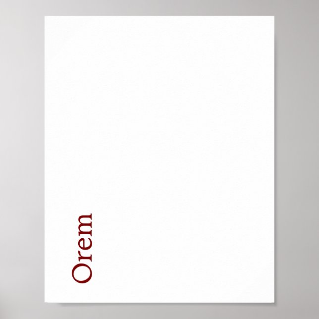 Poster Crie Seu Próprio Cartaz Fosco (Frente)