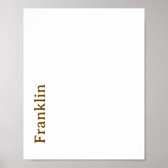 Poster Crie Seu Próprio Cartaz Fosco (Frente)