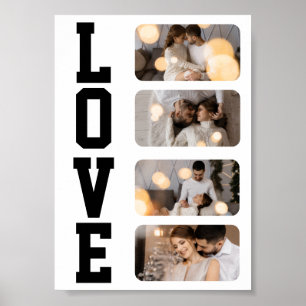 Poster Crie Seu Próprio Colagem de 4 Fotos
