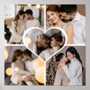 Poster Crie Seu Próprio Colagem de 5 Fotos