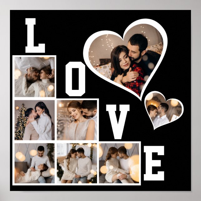 Poster Crie Seu Próprio Colagem de 8 Fotos (Frente)