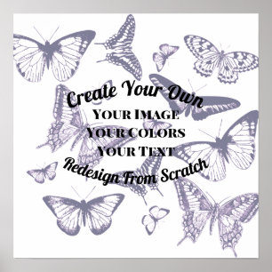 Poster Crie seu próprio design personalizado