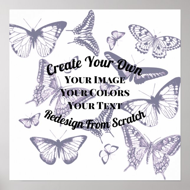 Poster Crie seu próprio design personalizado (Frente)