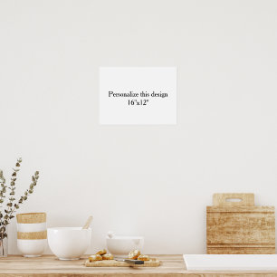 Poster crie seu próprio impresso 16"x12", Padrão