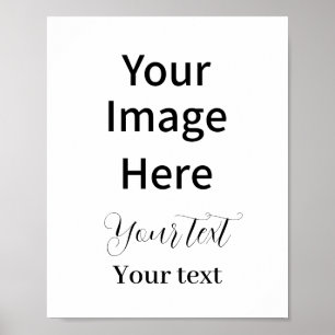 Poster Crie Seu Próprio Impresso Personalizado