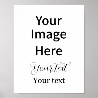 Poster Crie Seu Próprio Impresso Personalizado