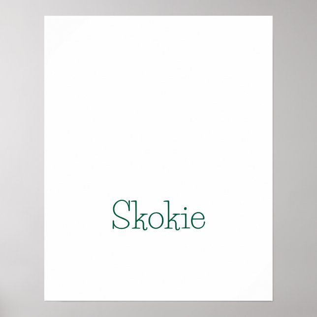 Poster Crie seu próprio Matte 40x50 cm (Frente)