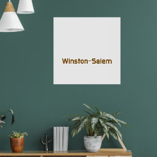 Poster Crie seu próprio Matte 76 cm x 76 cm