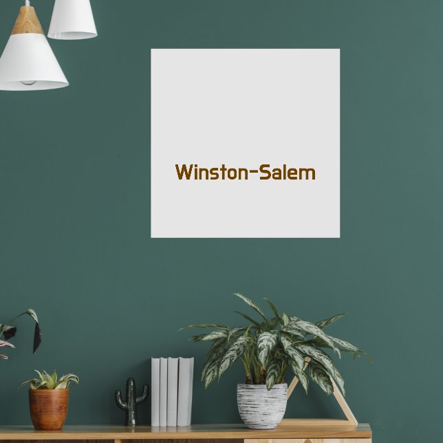 Poster Crie seu próprio Matte 76 cm x 76 cm (Sala de Estar 1)