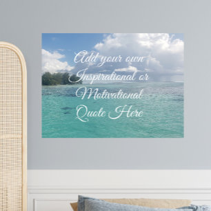Poster Crie Seu Próprio Oceano Inspirador Motivacional 
