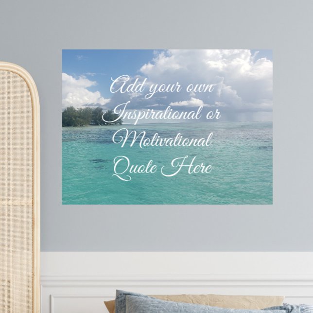 Poster Crie seu próprio oceano motivacional (Criador carregado)