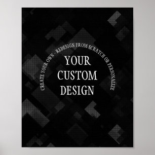 Poster Crie seu próprio personalizado projetado
