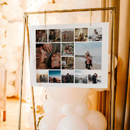 Poster Crie seu próprio pôster de colagem de 14 fotos