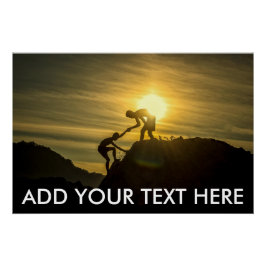 Póster Crie seu próprio Poster de cotação Inspiracional