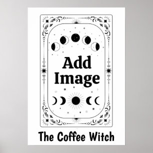 Poster Crie Seu Próprio Tarot Celestial da Bruxa Amante d