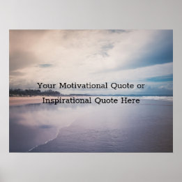 Poster Crie seu próprio texto, motivacional inspiracional