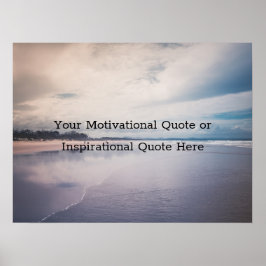 Poster Crie seu próprio texto, motivacional inspiracional