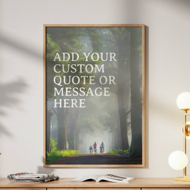 Poster Crie Sua Própria Citação Motivacional (Criador carregado)