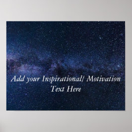 Poster Crie sua própria citação motivacional/inspiraciona