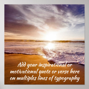 Poster Crie sua própria citação motivacional/motivacio