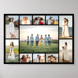 Poster Crie Sua Própria Colagem de 11 Fotos
