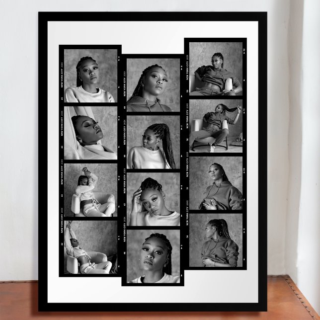 Poster Crie Sua Própria Colagem de 12 Fotos - Faixa de Fi (Criador carregado)